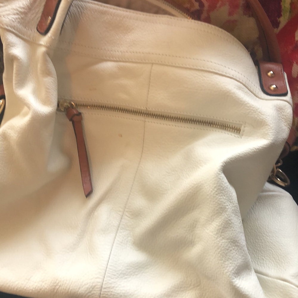 NWT Cynthia Rowley large beige leather bag - Picture 4 of 5